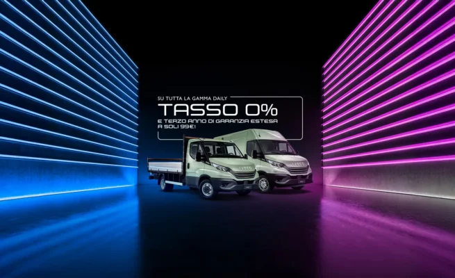 IVECO Daily a tasso zero!